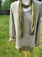 Khaki pull, Kleding | Dames, Ophalen of Verzenden, Zo goed als nieuw, Maat 42/44 (L), Groen