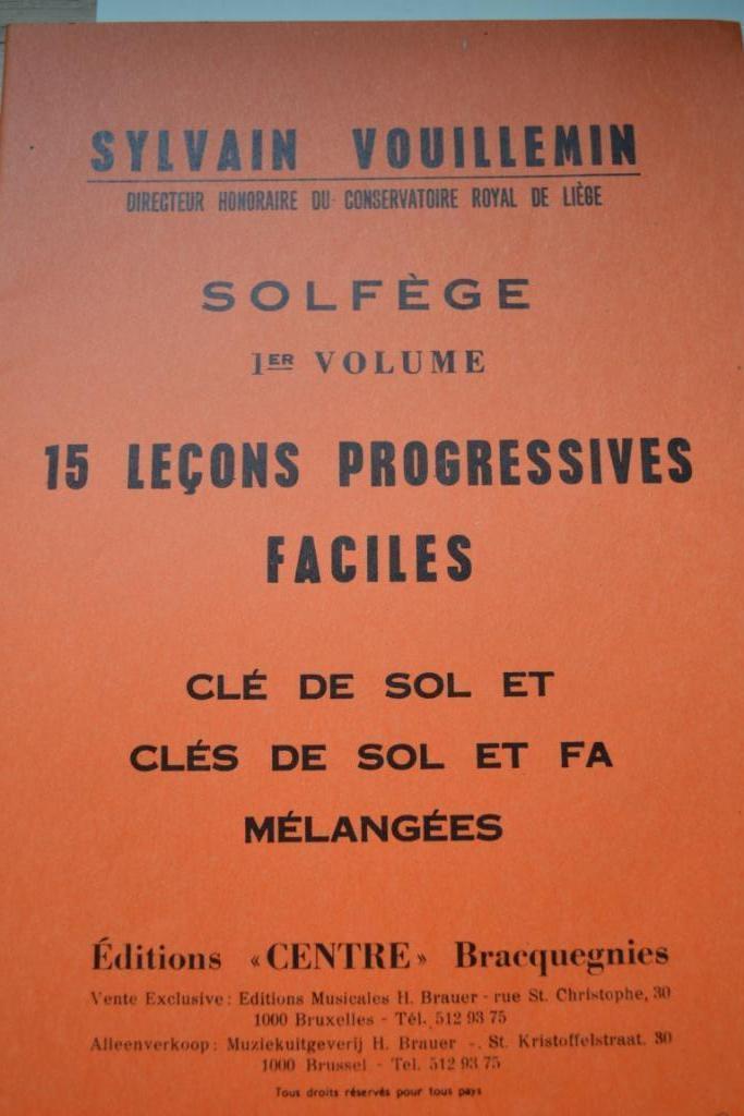 S. Vouillemin 15 leçons progressives faciles (Vol. 1), Boeken, Muziek, Nieuw, Ophalen of Verzenden