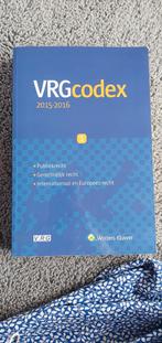 VRG CODEX, Boeken, Ophalen of Verzenden