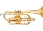 Cornet à piston Yamaha, Muziek en Instrumenten, Blaasinstrumenten | Trompetten, Ophalen, Zo goed als nieuw, Trompet in si bemol