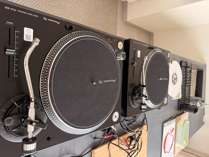 2x Pioneer PLX-500 + Ortofon Concorde, Muziek en Instrumenten, Dj-sets en Draaitafels, Nieuw, Draaitafel, Pioneer, Ophalen