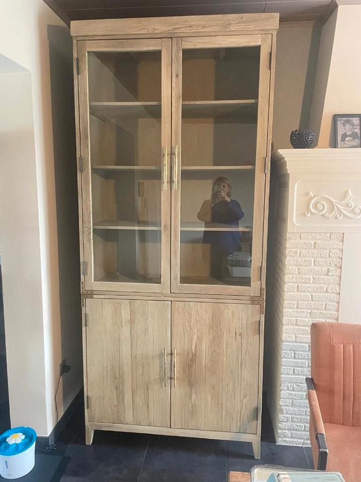 Prachtige buffetkast van Rivièra Maison – Tijdloze klasse, Huis en Inrichting, Kasten | Buffetkasten, Zo goed als nieuw, 200 cm of meer