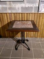 Oude cafetafels met marmeren blad., Antiek en Kunst, Ophalen