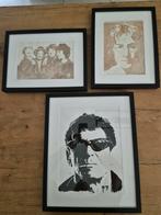 3 kaders rolling stones en john lennon, Ophalen