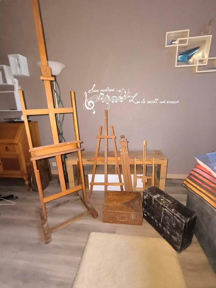 Ancien chevalets de peinture, Divers, Lots de brocante, Enlèvement