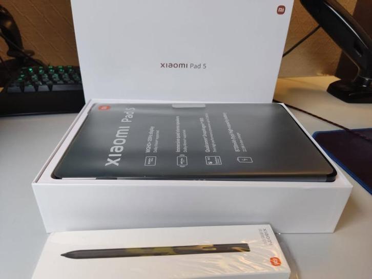 Xiaomi Pad 5 + accessoires - zo goed als nieuw!, Computers en Software, Android Tablets, Zo goed als nieuw, Wi-Fi, 11 inch, 128 GB