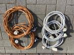 VERLENGKABEL 240 VOLT 2.5 carré 5 stuks, Ophalen of Verzenden, Gebruikt, Kabel of Snoer