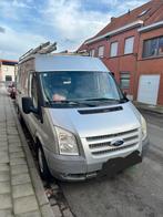 Lichte vracht, Auto's, Ford, Bluetooth, Euro 5, Zwart, Leder en Stof