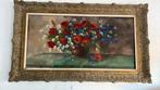 Schilderij bloemen 120x70, Antiek en Kunst, Ophalen