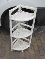 Superbe étagère d'angle en osier pour plantes - 29 x 29 x 88, Maison & Meubles, Enlèvement ou Envoi, Comme neuf