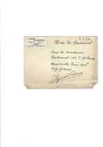 Ancien reçu 1950, Ophalen of Verzenden, Gebruikt