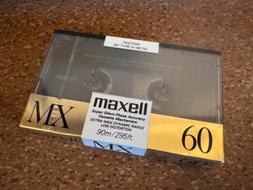 Maxell MX 60 cassettes type IV metal nieuw geseald beschikbaar voor biedingen