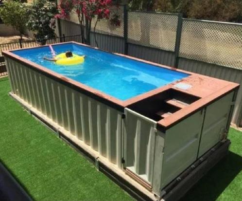 Zwembad containers, Jardin & Terrasse, Piscines, Neuf, Autres types, 120 cm ou plus, 400 cm ou plus, 200 à 300 cm, Enlèvement ou Envoi