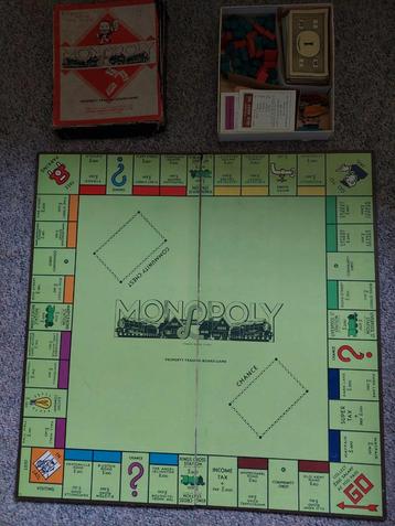 Monopoly années 50 1954/55 Trademark Granted John Waddington disponible aux enchères