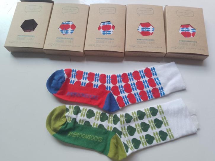 5 paar nieuwe kousen hero on socks 31-35 appel/peer, Kinderen en Baby's, Kinderkleding | Schoenen en Sokken, Nieuw, Sokken, Jongen of Meisje