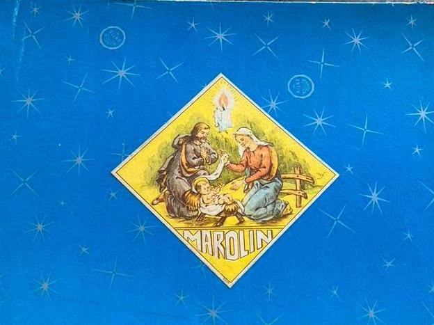 Marolin kerststal figuurtjes met originele doos, Diversen, Kerst, Zo goed als nieuw, Ophalen