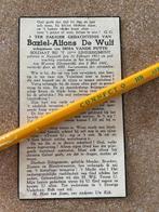 Soldaat 23ste Linieregiment DHR Baziel DE WULF  Nazareth, Enlèvement ou Envoi, Image pieuse