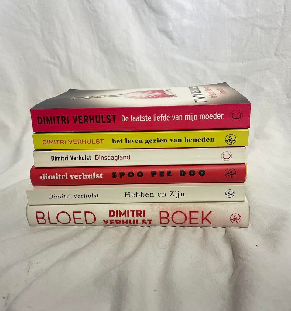 Dimitri Verhulst verzameling, Boeken, Romans, Gelezen, België, Ophalen of Verzenden