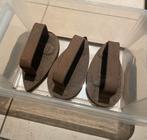 Vintage gietijzeren strijkijzers – decoratie, Antiek en Kunst, Ophalen of Verzenden