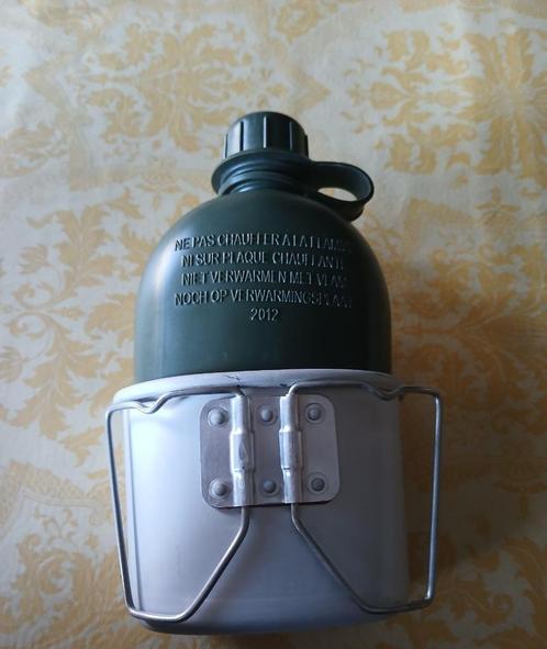 Gourde militaire  belge ( idéal pour scout ou aventurier), Verzamelen, Militaria | Algemeen, Landmacht, Kleding of Schoenen, Ophalen