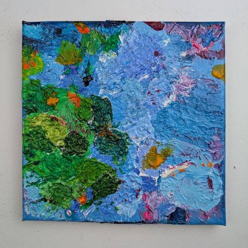 Playful (N2), Antiek en Kunst, Kunst | Schilderijen | Abstract, Ophalen of Verzenden