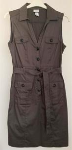 Robe sans manches kaki style Safari taille 38, Kleding | Dames, H&M, Gedragen, Boven de knie, Groen