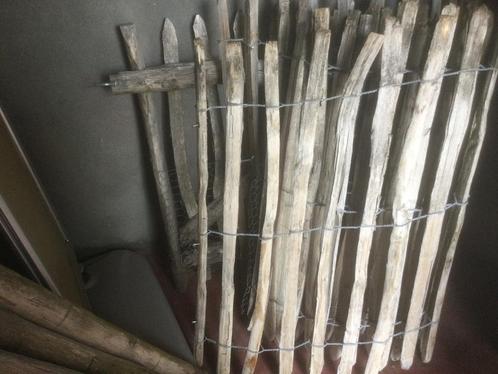 Hekwerk/ omheining, Tuin en Terras, Tuinhekken en Hekwerk, Gebruikt, Tuinhek, Hout, Met poort, Ophalen