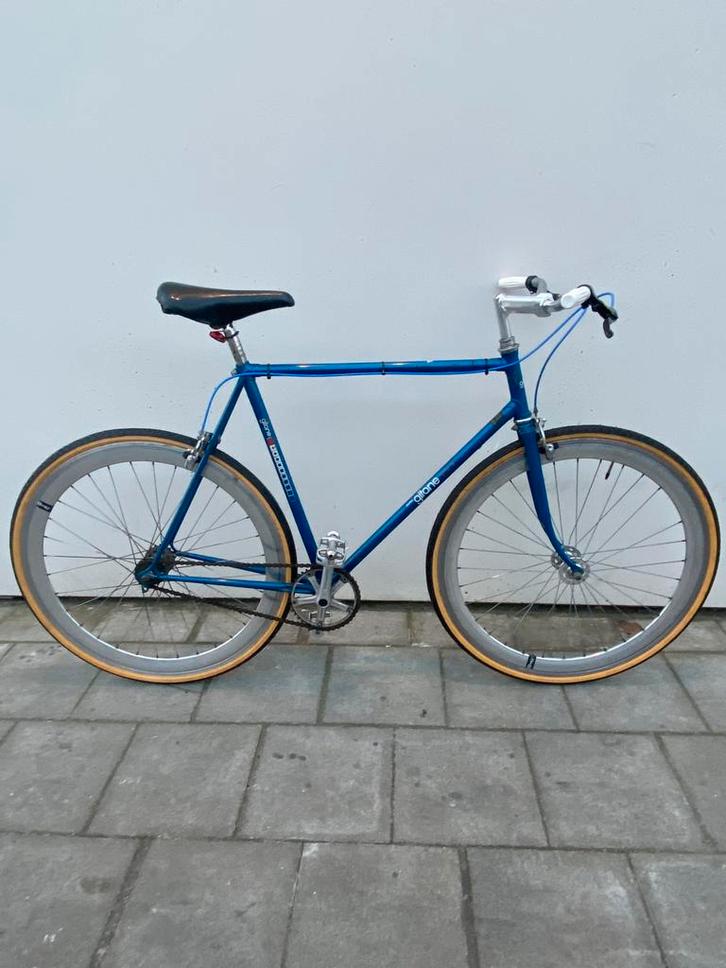 Retro fiets fixie, Fietsen en Brommers, Fietsen | Heren | Herenfietsen, 57 tot 61 cm, Ophalen