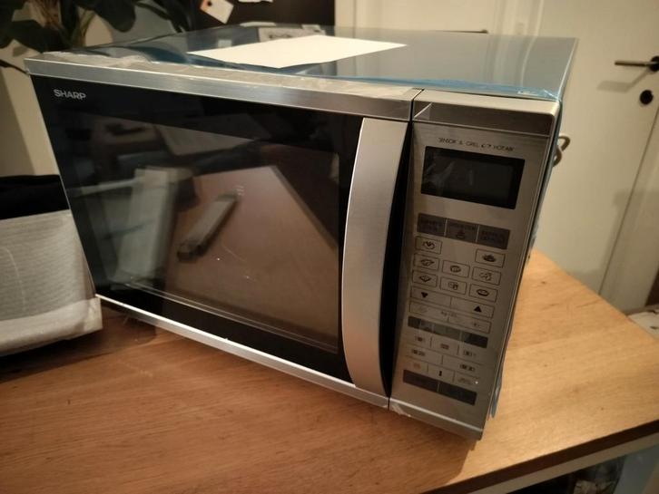 SHARP R-971 STW combi microgolf (NIEUW!), Elektronische apparatuur, Microgolfovens, Nieuw, Vrijstaand, Combi-microgolfoven, 45 tot 60 cm