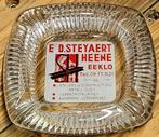 Glazen asbak E. D. Steyaert Eeklo, Verzamelen, Ophalen of Verzenden, Asbak