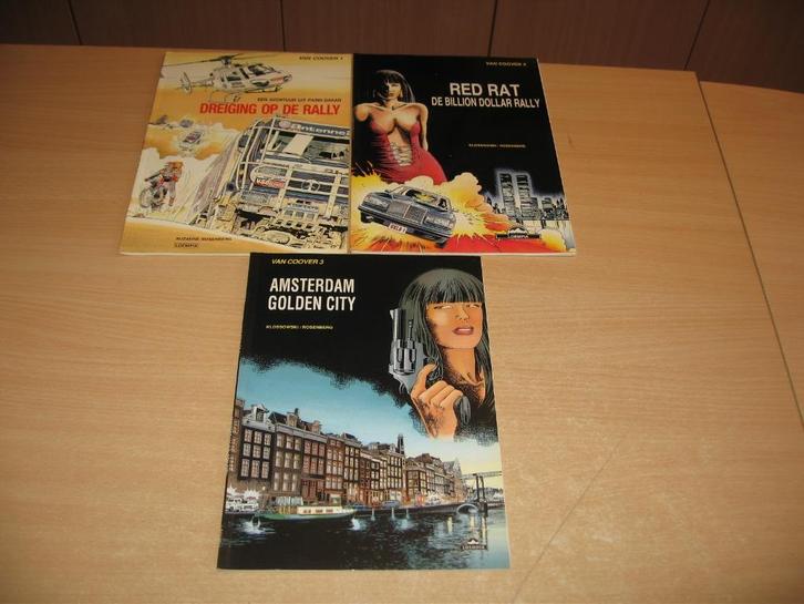 Van Coover : Complete reeks in 3 delen - 1e druk., Boeken, Stripverhalen, Gelezen, Complete serie of reeks, Ophalen of Verzenden