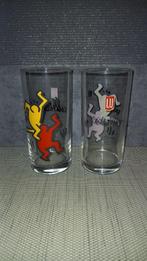 Keith Haring glazen, Verzamelen, Ophalen of Verzenden, Gebruikt, Frisdrankglas