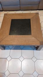 Table basse en chêne avec plateau en granit, Maison & Meubles, Tables | Tables de salon, Enlèvement, Utilisé