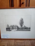 Litho/Gravure à l'eau forte by Maurice Van den Dries  12/150, Antiek en Kunst, Kunst | Etsen en Gravures, Ophalen