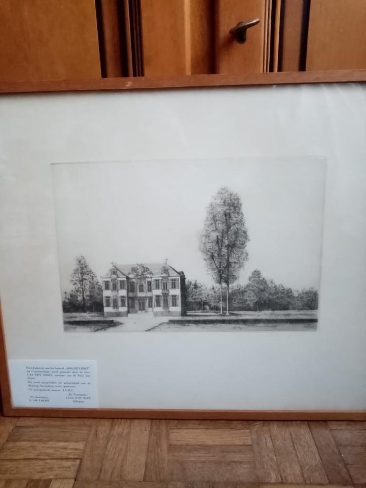 Litho/Gravure à l'eau forte by Maurice Van den Dries  12/150, Antiek en Kunst, Kunst | Etsen en Gravures, Ophalen