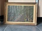 Oud schilderij met bomen, Antiek en Kunst, Ophalen