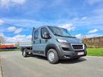 LEASING Peugeot Boxer double cabine plateau, Autos, Carnet d'entretien, 7 places, 4 portes, 121 kW