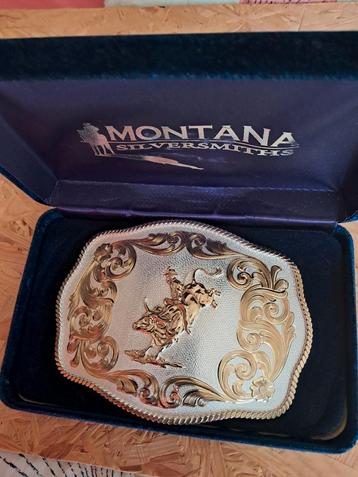 Western gesp Montana Silversmiths beschikbaar voor biedingen