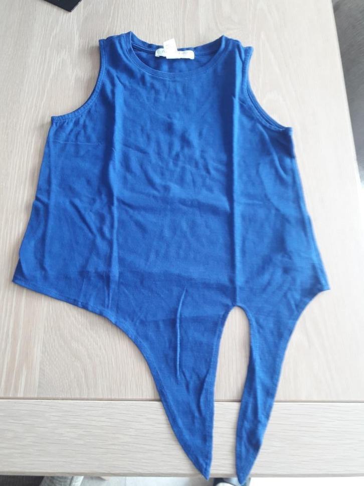 T-shirt Forever 21 9-10j blauw, Kinderen en Baby's, Kinderkleding | Maat 134, Zo goed als nieuw, Meisje, Shirt of Longsleeve, Ophalen of Verzenden