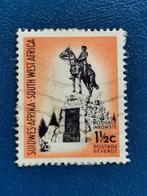Zuid-West Afrika 1961 - ruiterstandbeeld van Duits leger, Postzegels en Munten, Ophalen of Verzenden, Gestempeld