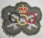 Emblème sportive militaire en tissu, années 1960-70, Emblème ou Badge, Armée de terre, Enlèvement ou Envoi