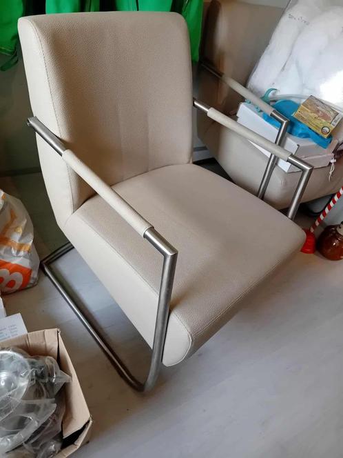 3 Taupe zeteltjes, Huis en Inrichting, Zetels | Zetels en Chaises Longues, Gebruikt, Eenpersoons, Minder dan 150 cm, Minder dan 75 cm
