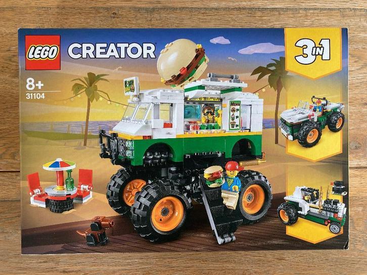 NIEUW LEGO Creator 31104  :Hamburger Monstertruck MISB, Kinderen en Baby's, Speelgoed | Duplo en Lego, Nieuw, Lego, Complete set