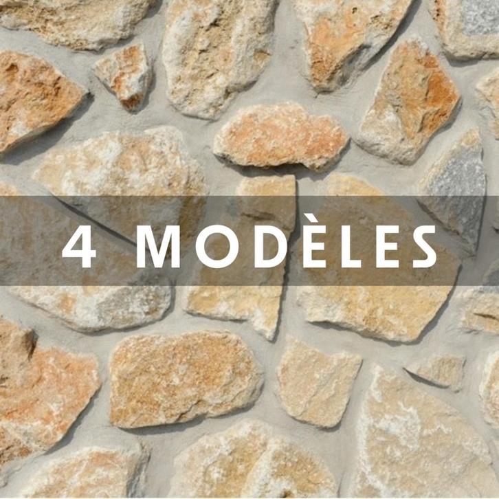 Puinstenen 4 modellen 69€/m2, Doe-het-zelf en Bouw, Metselstenen, Nieuw, Natuurstenen, Ophalen