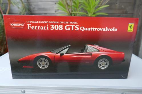 Kyosho 1/18 Ferrari 308 GTS (yellow) met OVP, Hobby en Vrije tijd, Modelauto's | 1:18, Zo goed als nieuw, Auto, Kyosho, Ophalen of Verzenden
