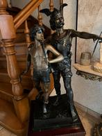 Bronzen beeld Ambiorix en zoon, Antiek en Kunst, Ophalen