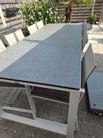 Aluminium Tuinset tafel en stoelen Life, Tuin en Terras, Tuintafels, Ophalen, Gebruikt, Aluminium