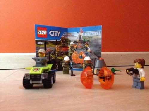Lego City 60120 Vulkaan Starterset, Kinderen en Baby's, Speelgoed | Duplo en Lego, Zo goed als nieuw, Lego, Complete set, Ophalen of Verzenden