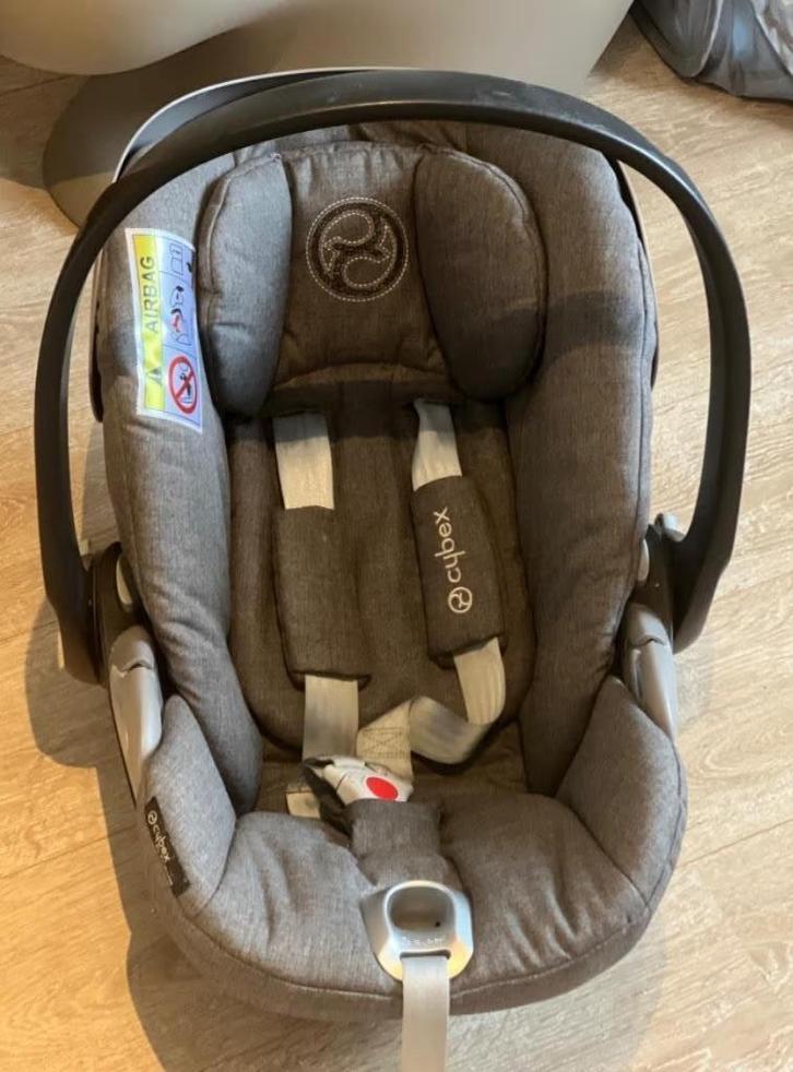 Pakket Cybex Cloud Z + base Z + regenhoes + gratis adapters, Kinderen en Baby's, Autostoeltjes, Gebruikt, Overige merken, 0 t/m 13 kg