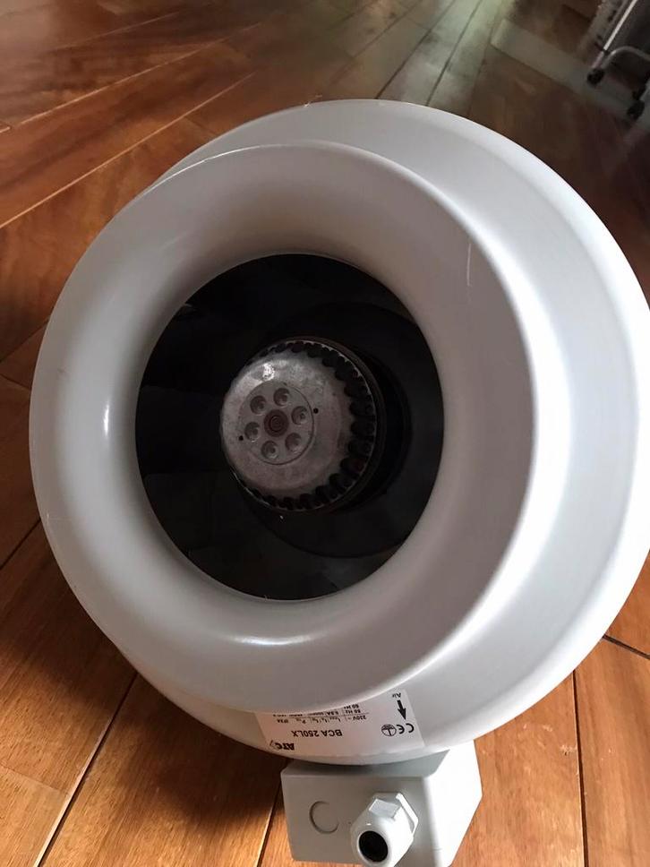 BCA 250 LX kanaal ventilator, Bricolage & Construction, Ventilation & Extraction, Neuf, Ventilateur, Enlèvement